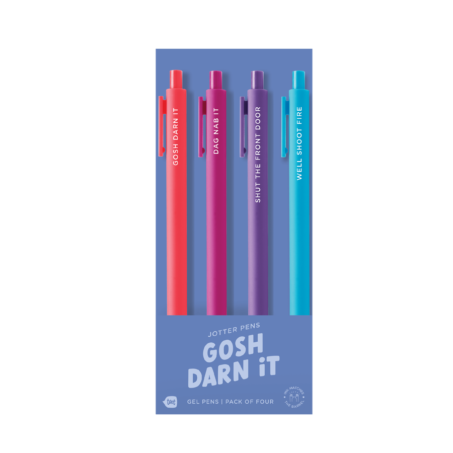 Jotter Pen Sets 4 Pack: Let's Go Party