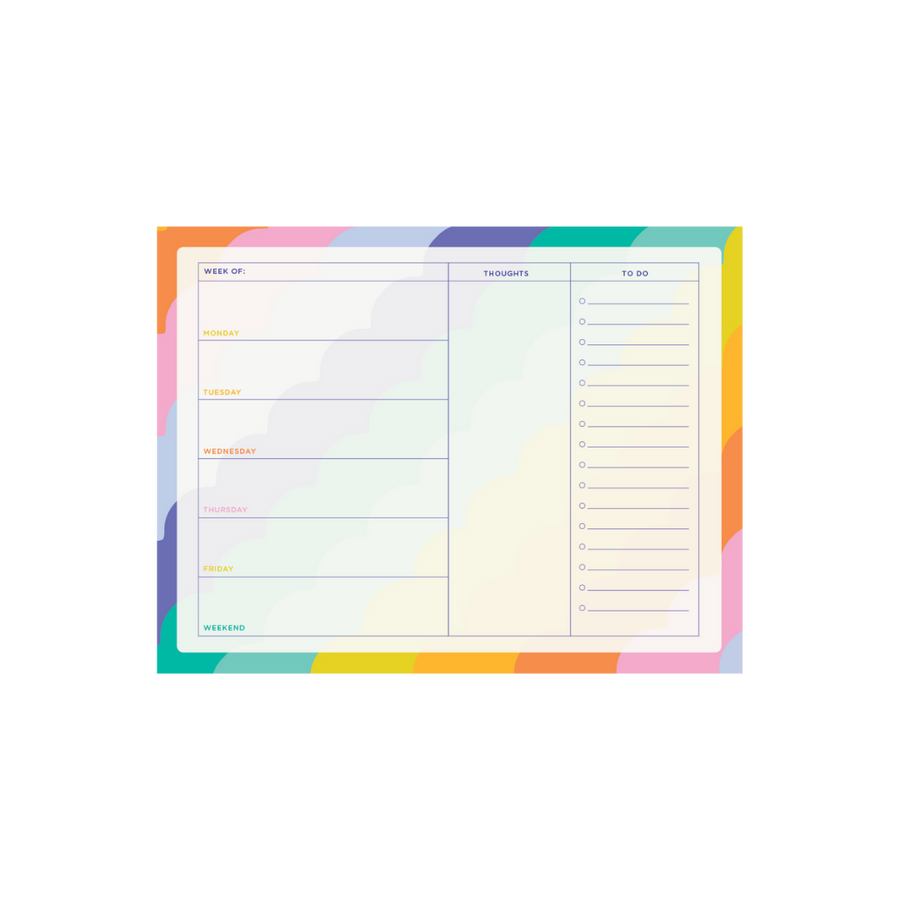 Tearaway Notepad Large: Rising Scallop