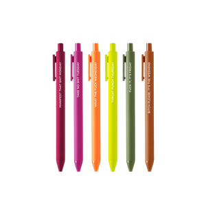 Jotter Pen Sets - 6 pack: Now or Never
