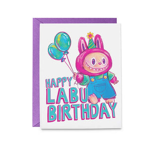 Happy Labu-Birthday Lafufu Card