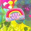 Load image into Gallery viewer, Keep Dancing (Depression can't hit a moving target) Sticker
