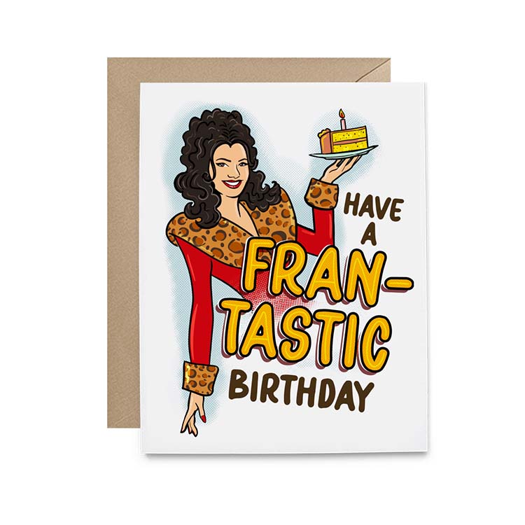 Nanny Fran Birthday Card