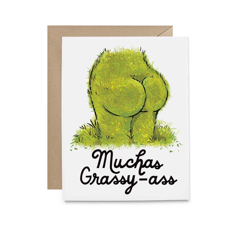 Muchas Grassy-Ass Card – Hello Harlot