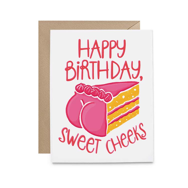 Happy Birthday, Sweet Cheeks Card – Hello Harlot