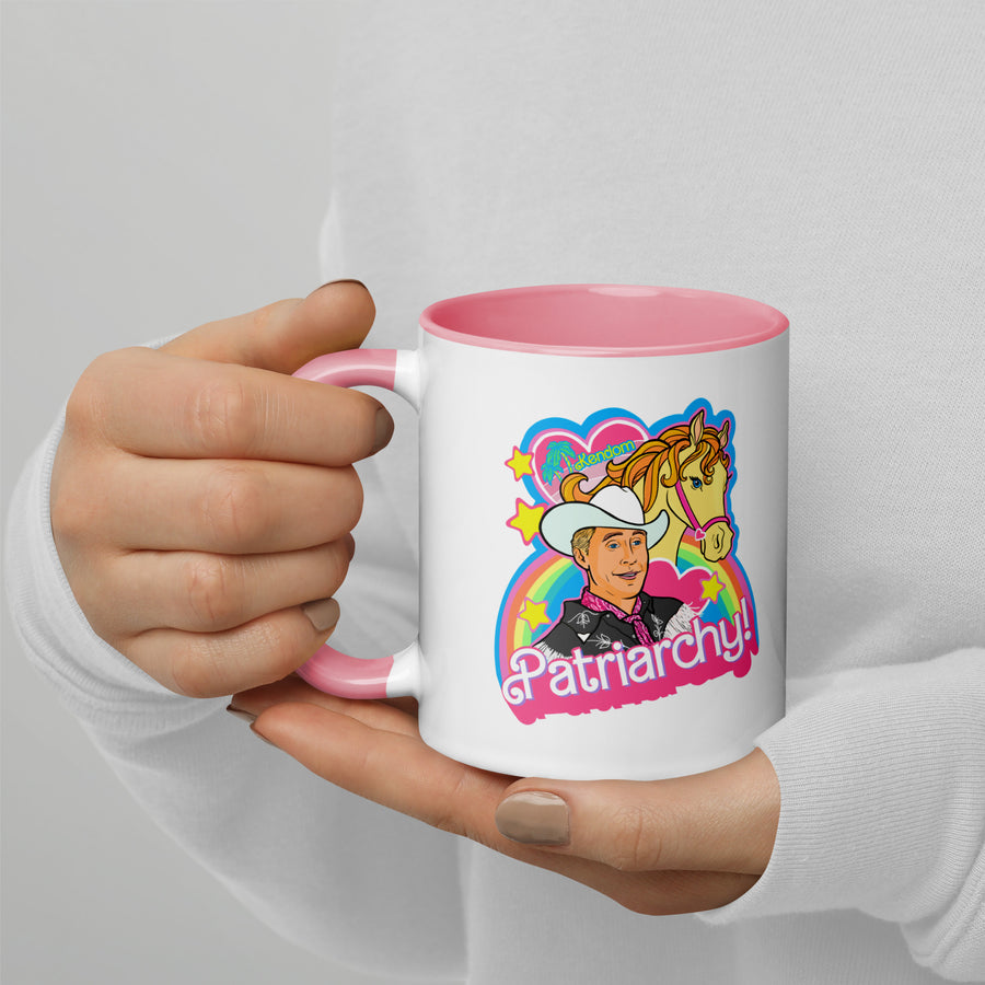 Kendom Patriarchy Mug with Pink