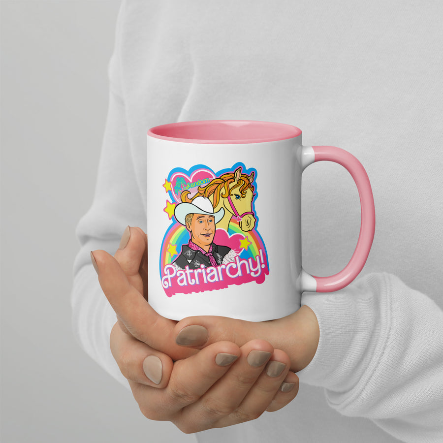 Kendom Patriarchy Mug with Pink