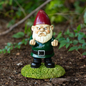 The Up Yours Garden Gnome