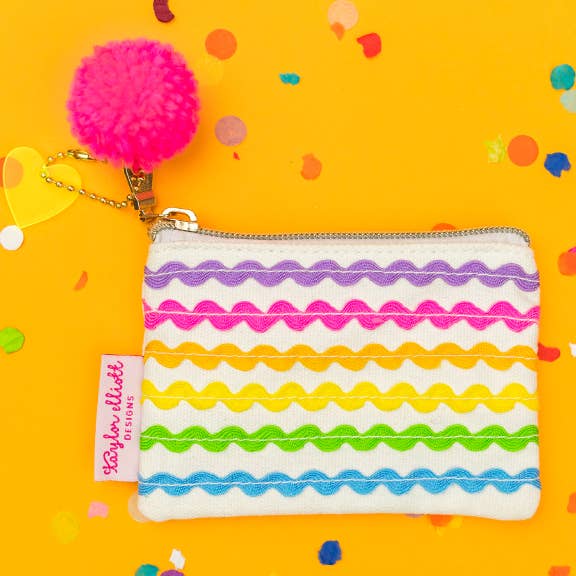 Ric Rac Card Holder Mini Pouch