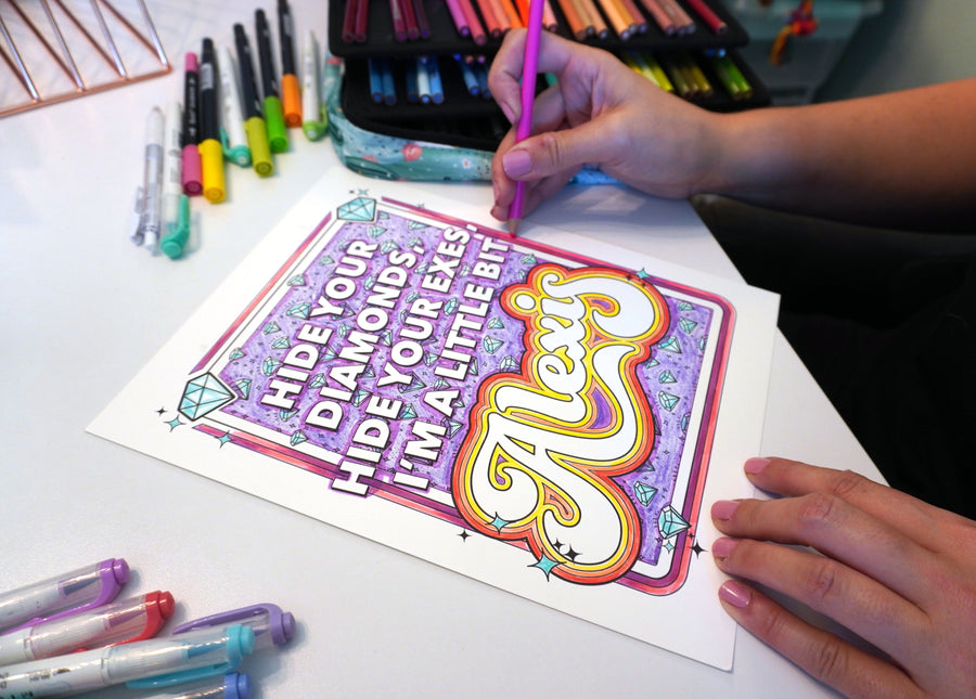 A Very Schitty Coloring Book