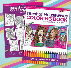 Best of Housewives Coloring Book