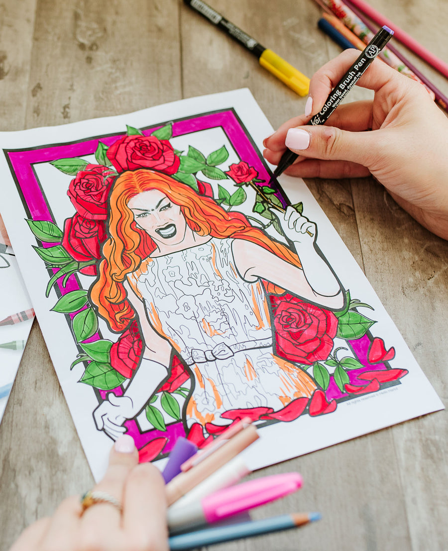 Drag Queen Coloring Book