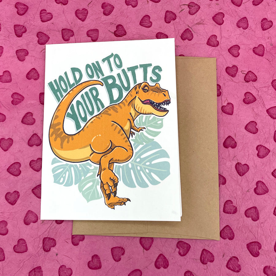 Jurassic Hold Butts Card