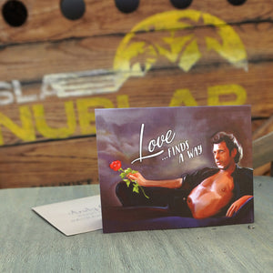 Jeff Shirtless Greeting Card