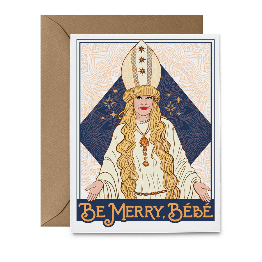 Holiday Saintly Moira Greeting Card