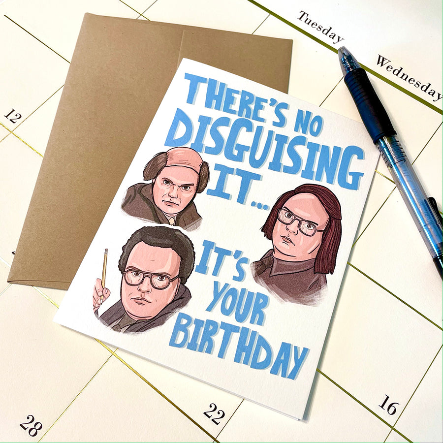 Dwight Office Disguise Card