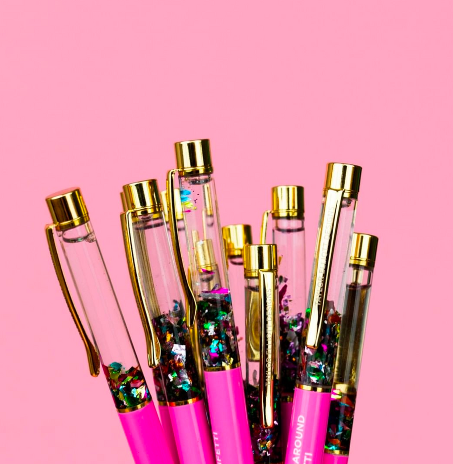 Throw kindness around like confetti Glitter Pen