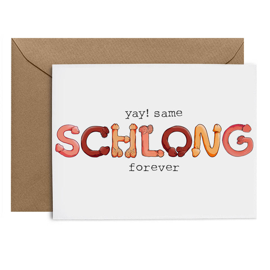 Bachelorette Schlong Card