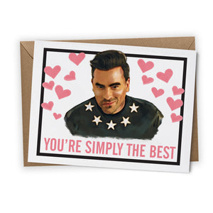 "Simply the Best" Greeting Card