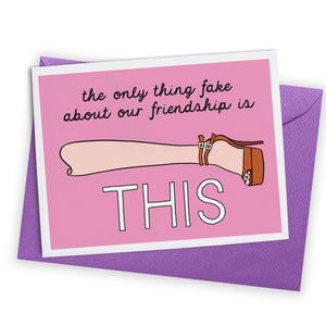 RHONY Aviva Leg Friendship Greeting Card