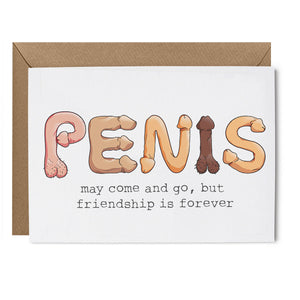 Penis Friendship Card