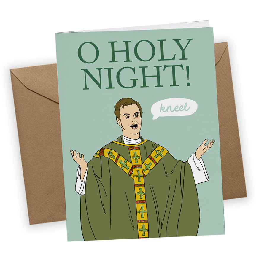Hot Priest Greeting Card