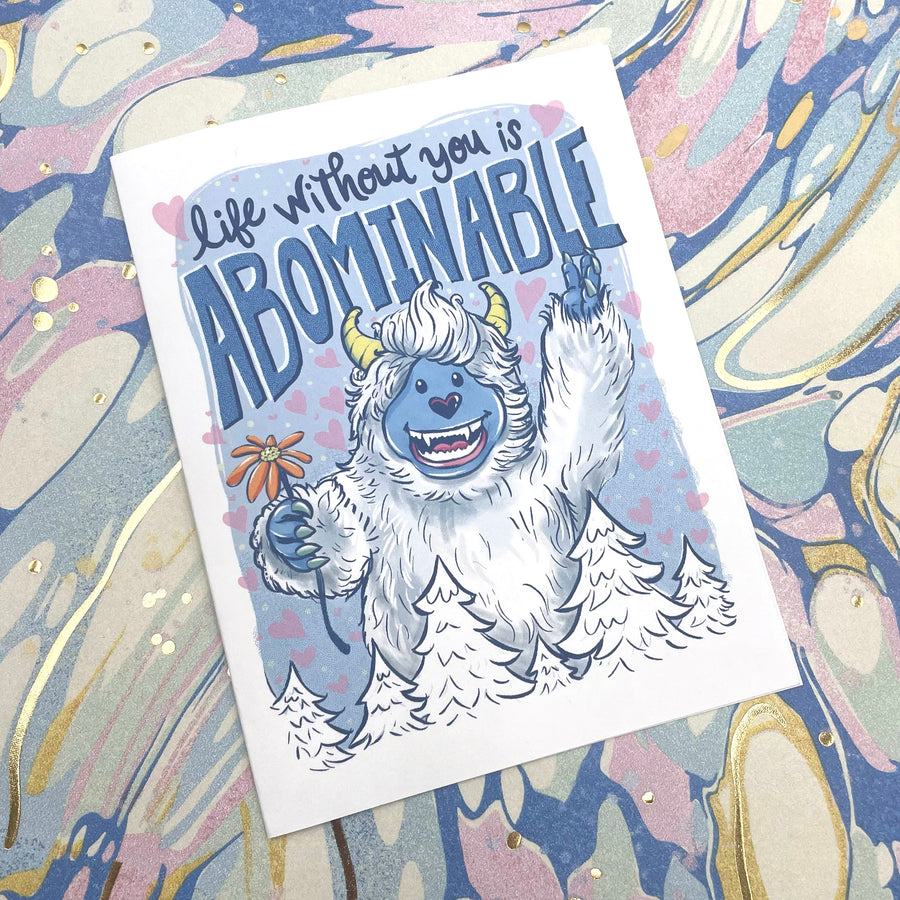 Abominable Love Card