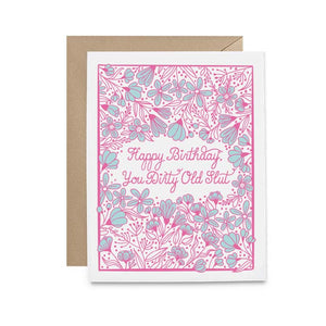amture message card slut Dirty Old Slut Birthday Card – Hello Harlot