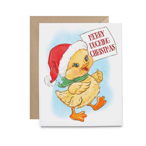 Ducking Christmas Card