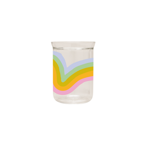 Element Double Wall Glass Tumbler (spring, summer, rainbow)