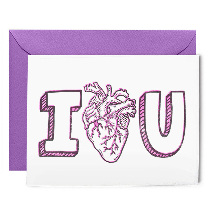 I Heart You Greeting Card