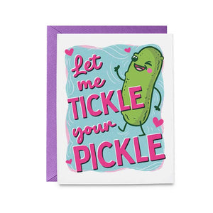 Naughty Pickle Greeting Card