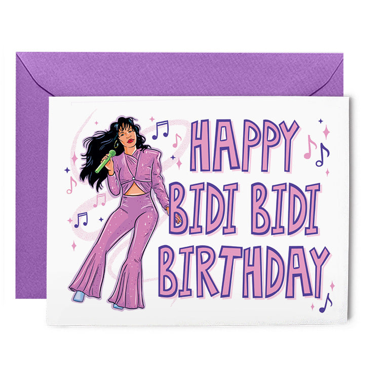 Selena Birthday Card